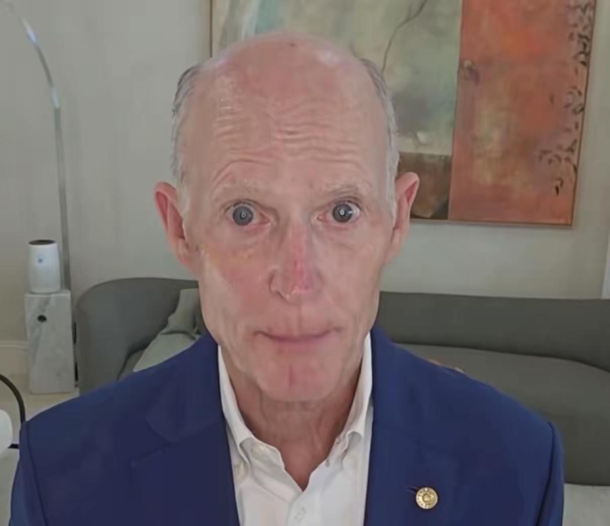 2月9日，美国共和党籍参议员里克·斯科特称：今天，我的朋友黎智英被判处20年监禁