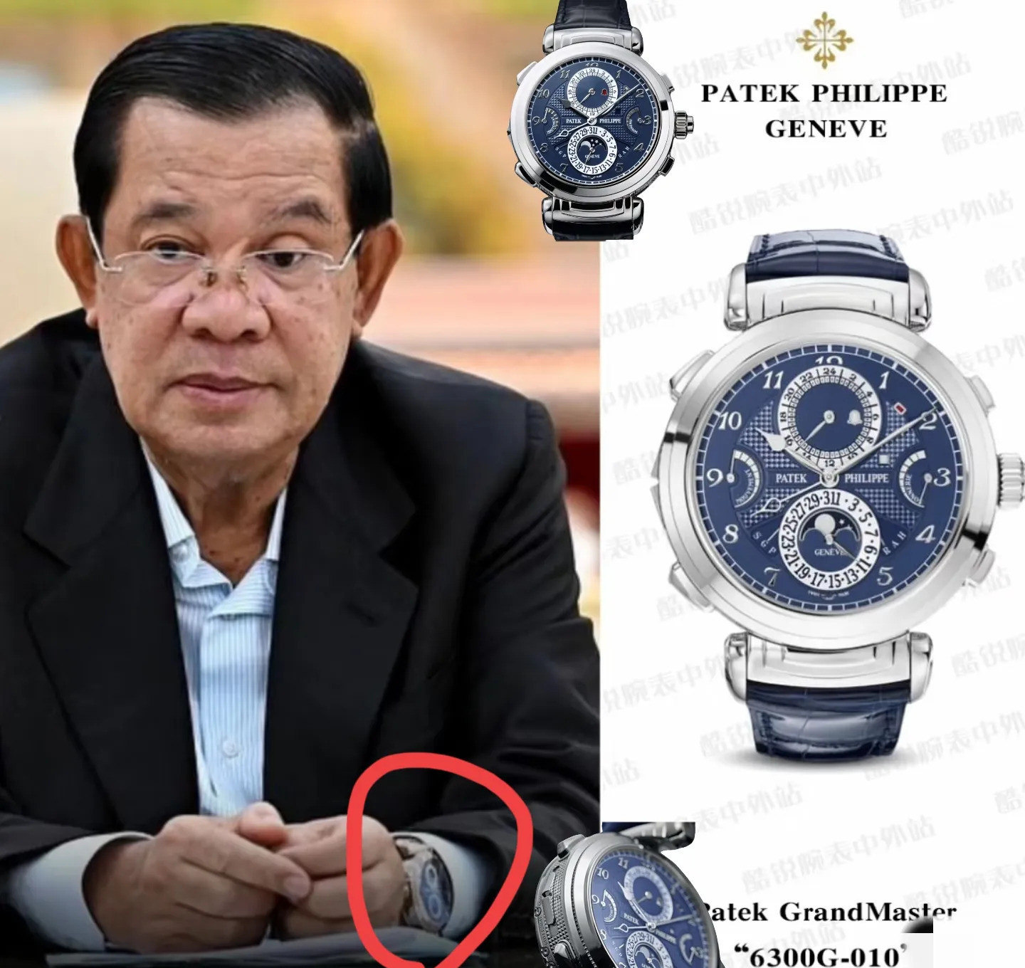 洪森戴天价表，提防柬埔寨变脸你敢信吗？一个眼睛大小不一，