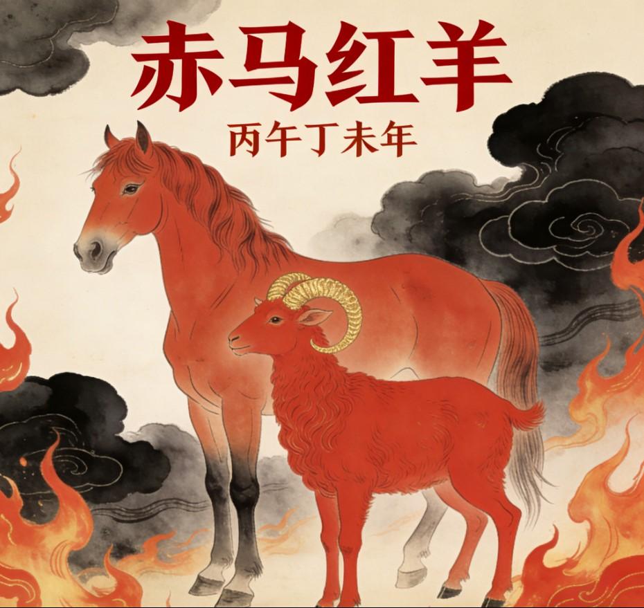 2026年是丙午火马年，2027年接着丁未火羊年，这两年连着火气超旺，老话说