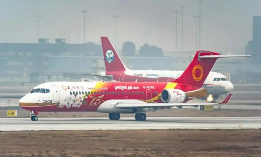 越南航空市场近期出现一则反转新闻，越捷航空停飞仅半年的中国C909客机，在一