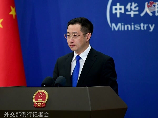 #外交部回应东部战区对台军演#【东部战区军演针对美国对台军售？外交部回应】12