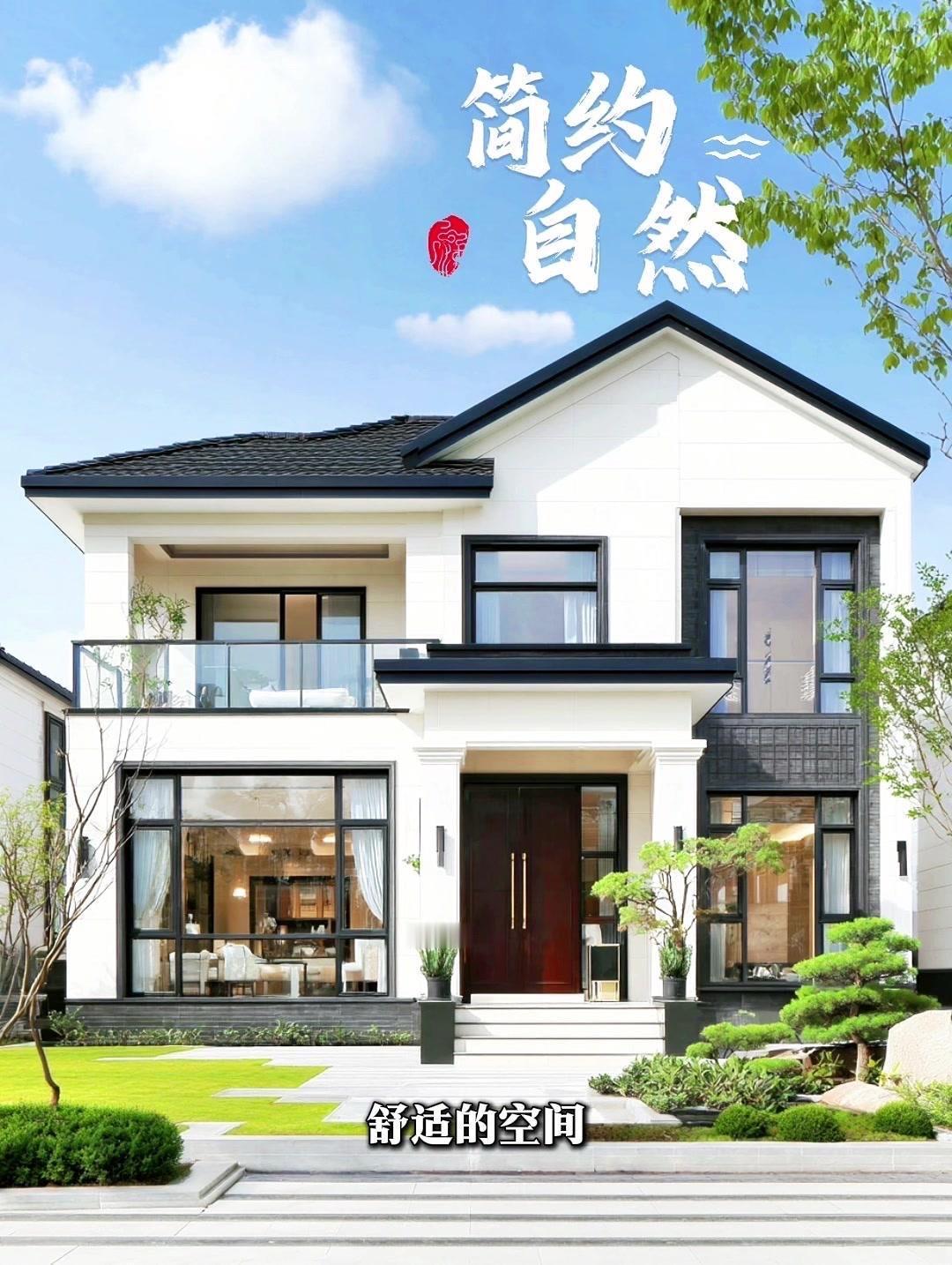 💎这座简约自然的别墅，诠释了居住的本质——家无需繁华堆砌，不必追求奢华。1