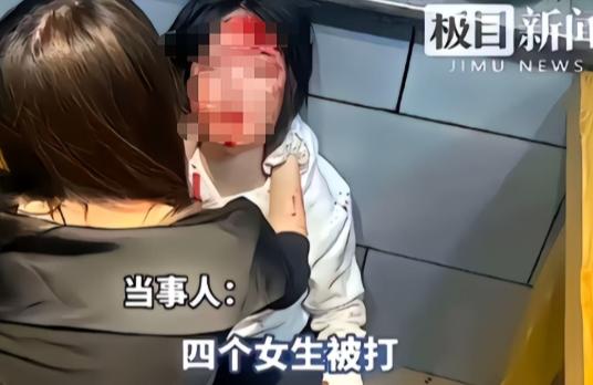 河北保定一家餐馆里，四名16岁的女高中生正安安静静吃着饭，三个喝了酒的陌生男子凑