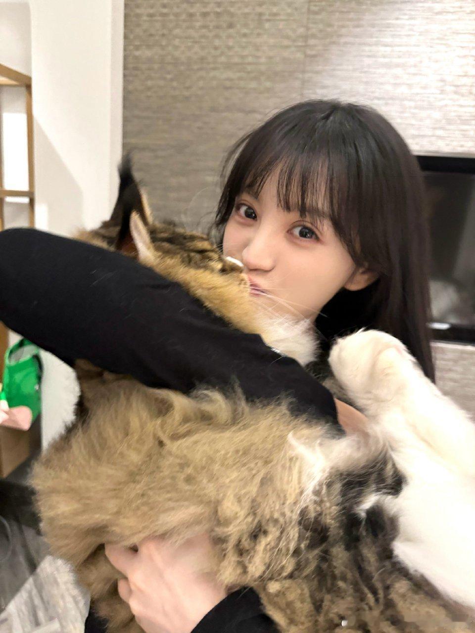 田曦薇最新营业，两只可爱的小猫咪​​​