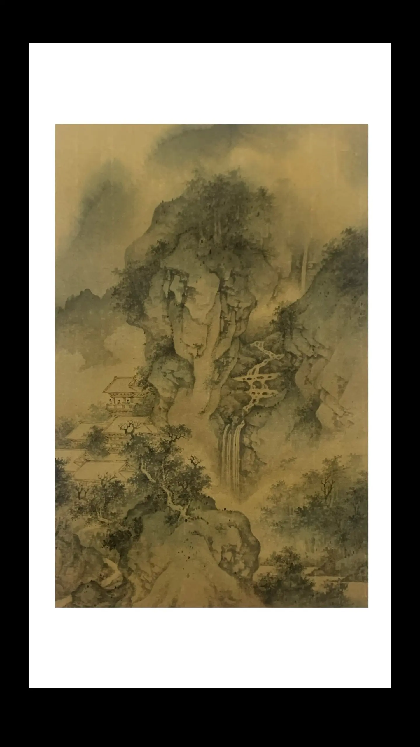 中国文人山水画 古代书画 传统文人山水画 越竹斋竹纸