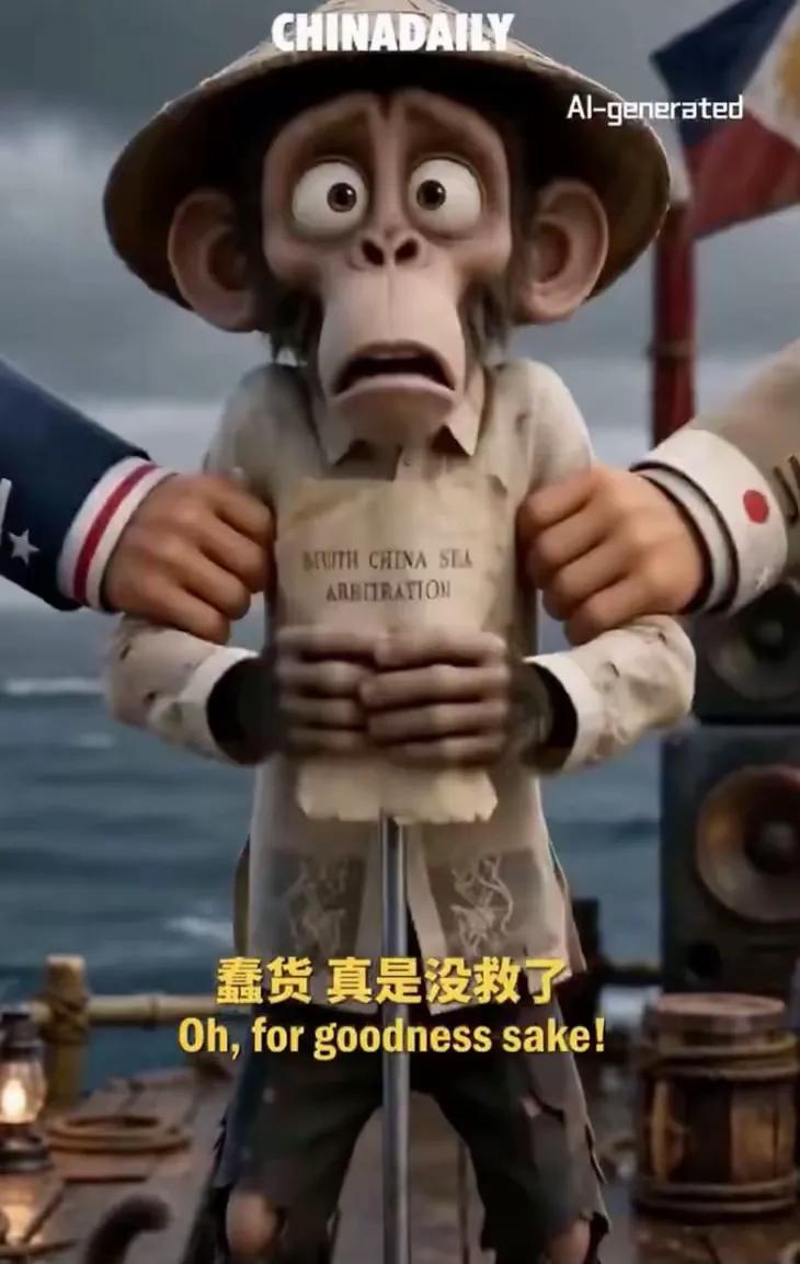 有一位菲律宾网友在社交平台上留言："作为一个菲律宾人，（感觉）菲律宾人的习性比猴