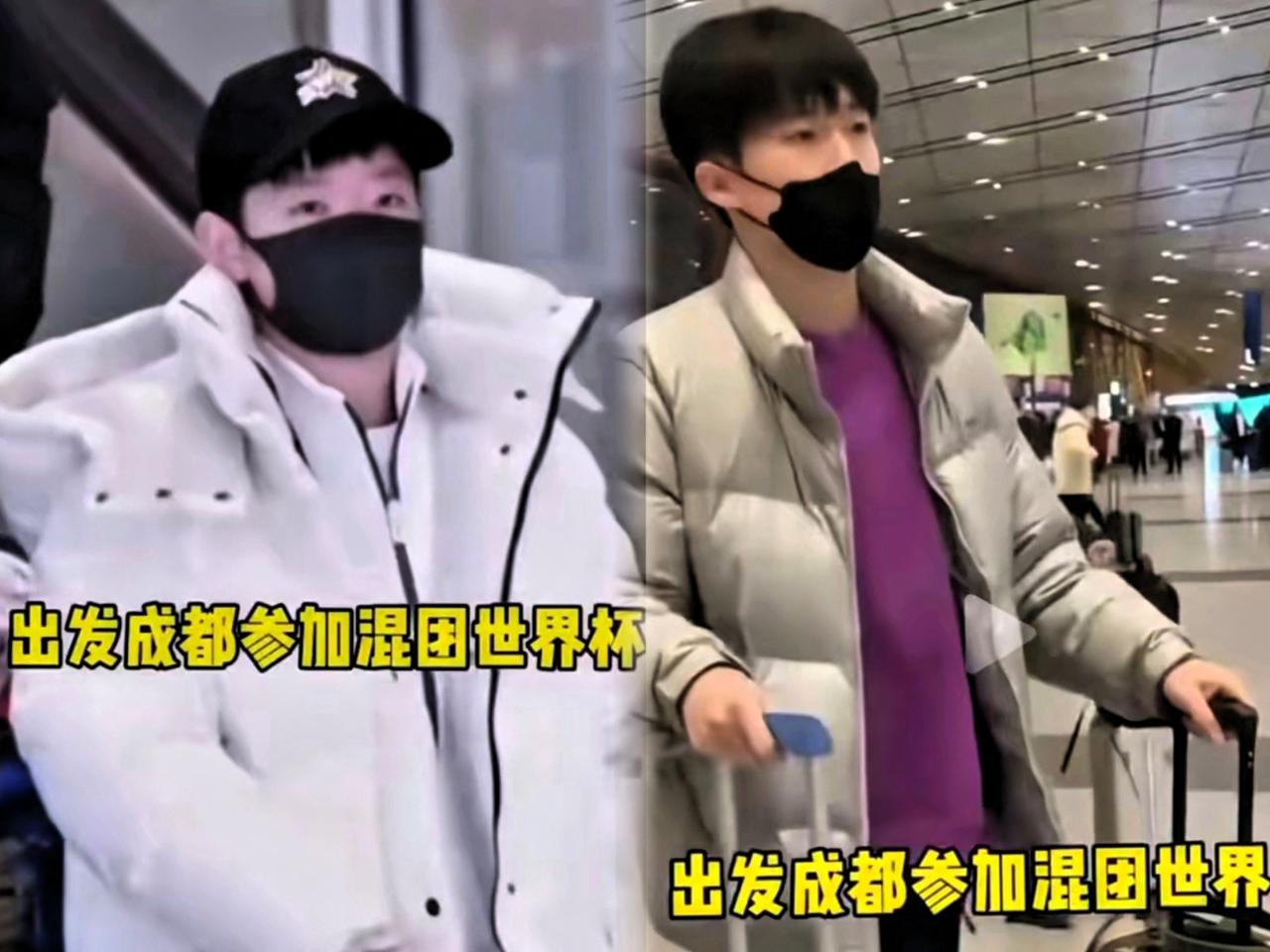 莎头组合真是铁人模式全开！全运会才刚结束两天，莎莎和大头出发混团世界杯了，