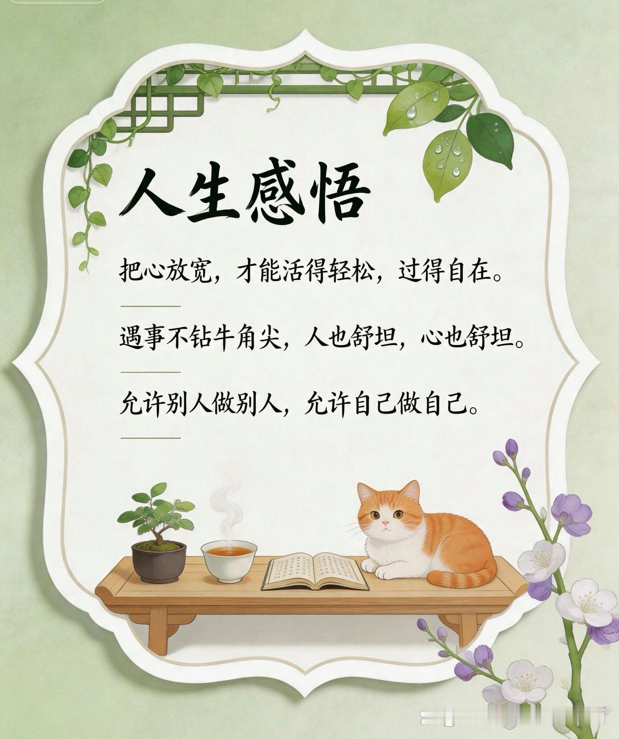 六十岁以后才明白的事一、老了才发现别人有钱，不如自己有钱。二、老了才发现，你