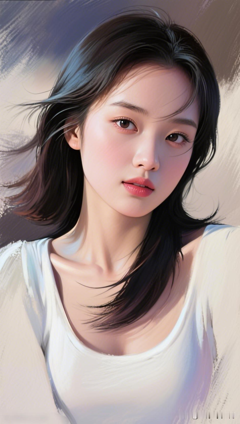 温柔少女，梦幻般的美！🌸✨女明星们卸妆后样子