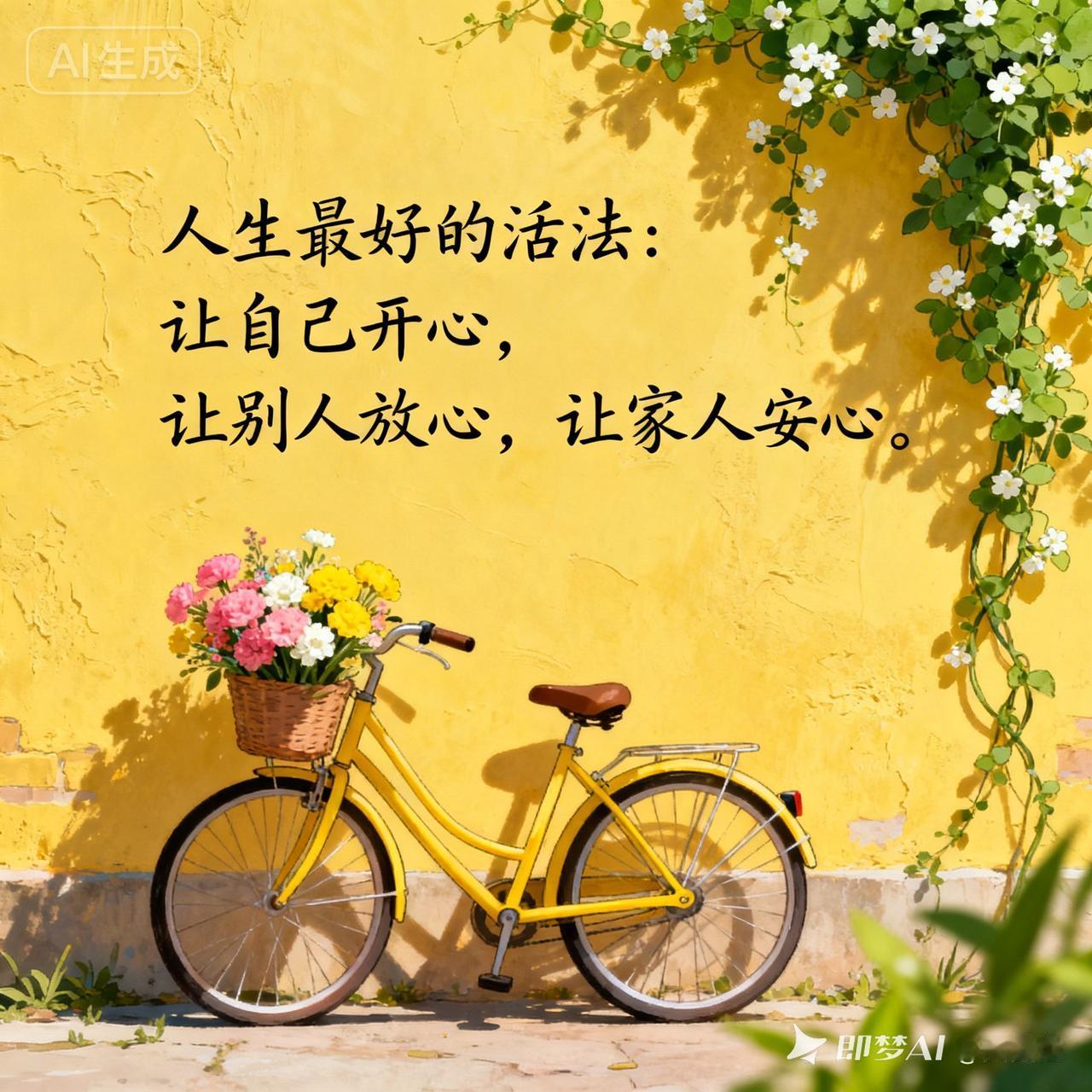 人到中年，把自己重养一遍爱惜身体：身安不如心安，屋宽不如心宽。人生的下半场，