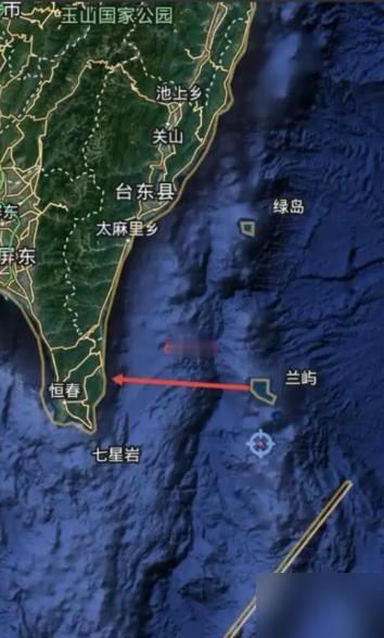 我国台湾岛东边的太平洋上有一个大岛，名字叫兰屿，面积大约45平方公里，是钓鱼岛的