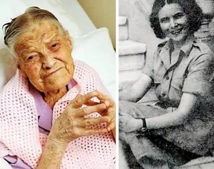 “我从来不碰男人，这就是我长寿的秘诀”。2008年，英国一名老太太，开心地度过