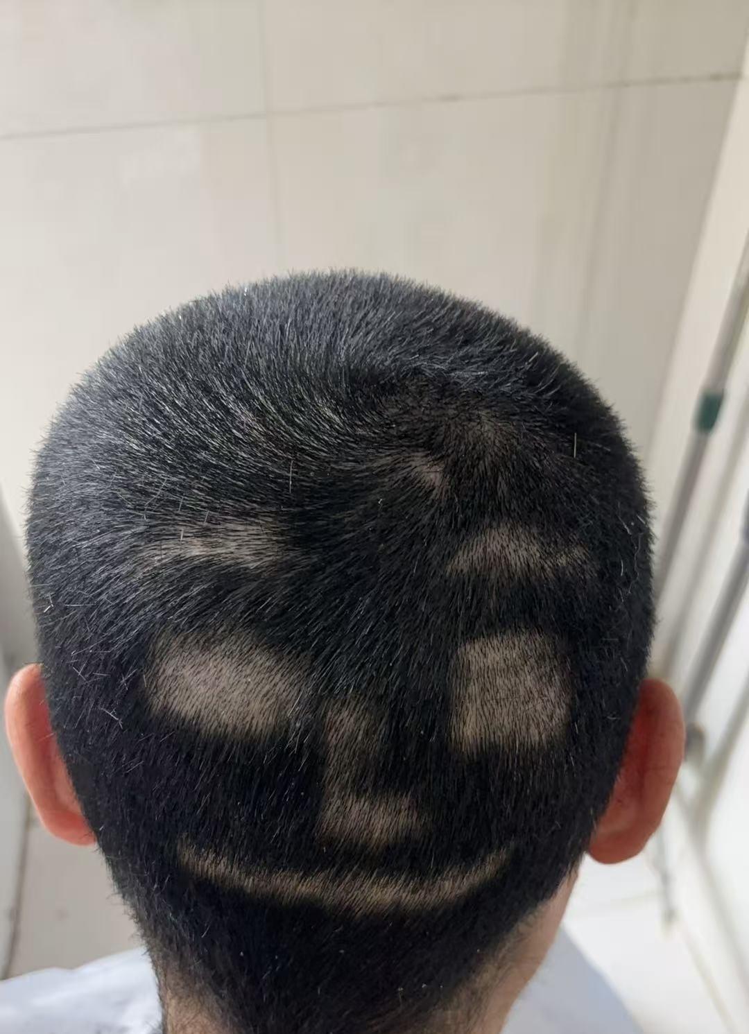 试问一下，全网除了我，还有谁？孩子想体验一下理发师的工作，我二话不说，便成了这间