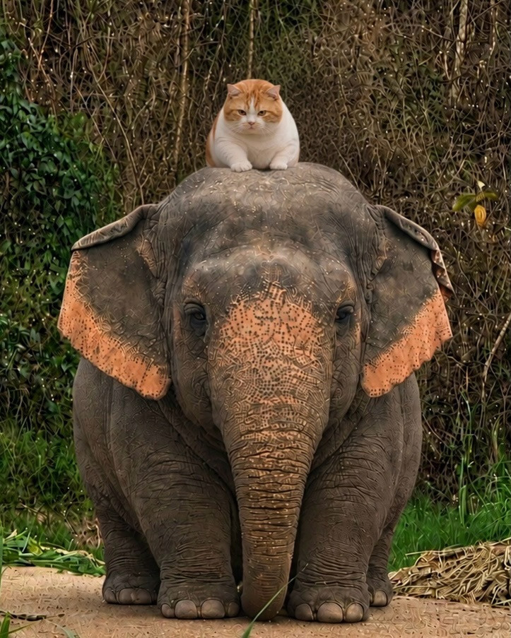 猫咪：我们准备好了，拍吧📸
