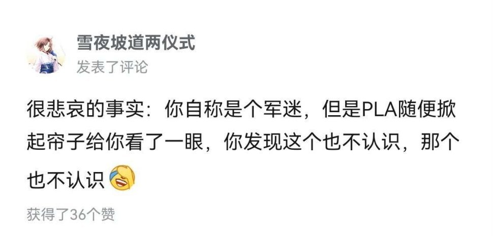 军迷，你们说话呀​​​