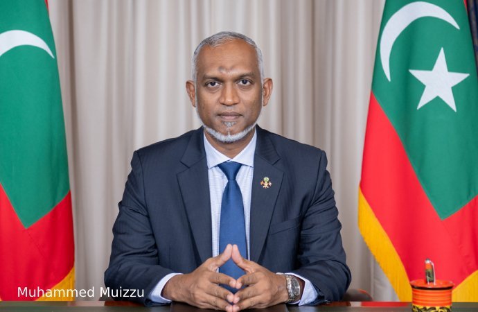 🇲🇻3月24日，马尔代夫共和国总统穆罕默德·穆伊兹在一次新闻发布会上表示：