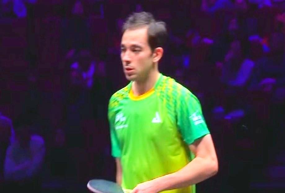 第四局打到7-7，陈垣宇硬是把1-4的坑填平了，可最后还是被雨果11-8带走。