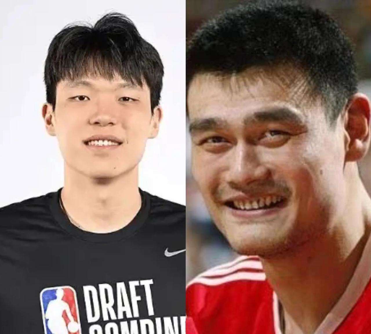 杨瀚森姚明体测数据对比：杨瀚森——姚明——裸高2