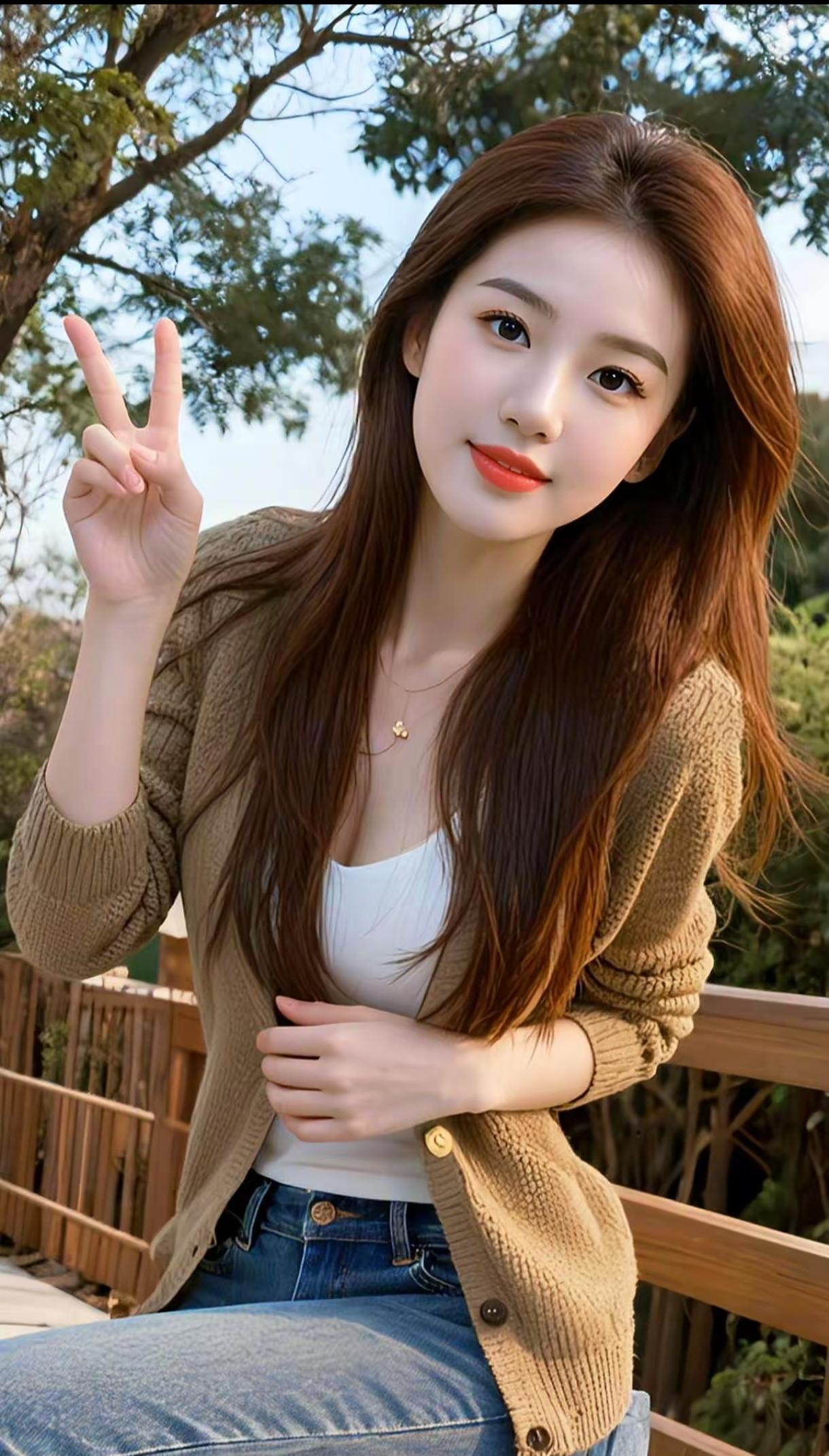 元气少女，微笑比V，阳光正好，微风不燥🌞💕少女感笑容