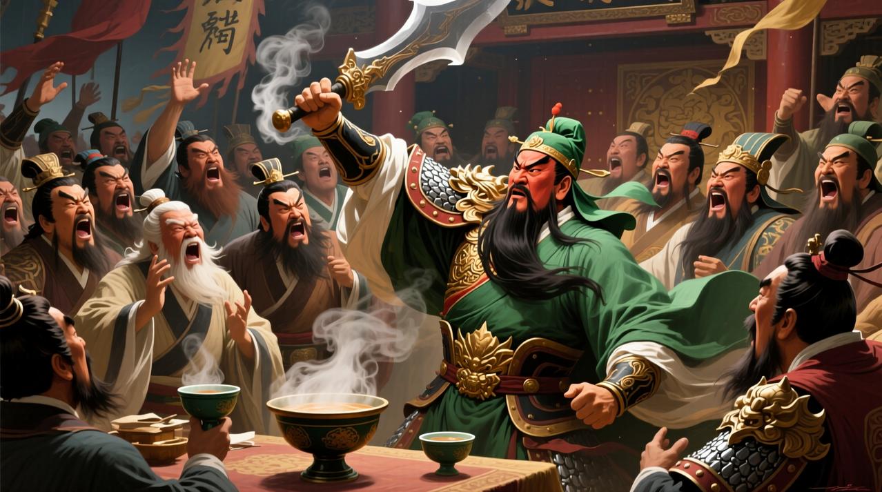 【一盏茶功夫斩华雄！这个马弓手如何成就三国第一传奇？】汜水关前战鼓震天，华雄