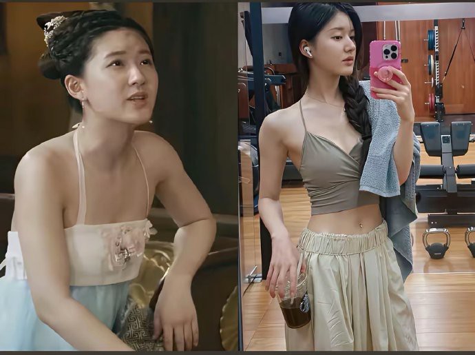 女明星减肥怎么跟闹着玩一样！每一张都是我的减肥动力