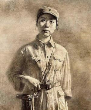 1940年，25岁的女战士江涛被阎锡山的手下押到刑场，在行刑前，一名军官竟捏着她