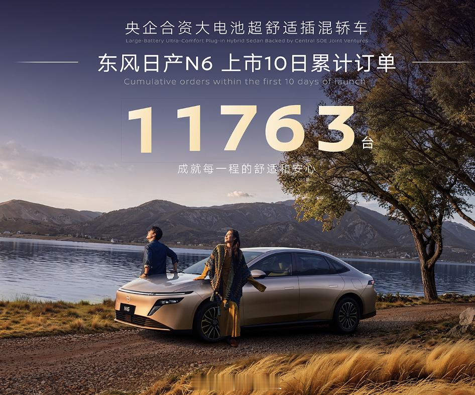 12月初上市，东风日产首款插混车型N6是顶着压力的。从结果来看，上市仅10天