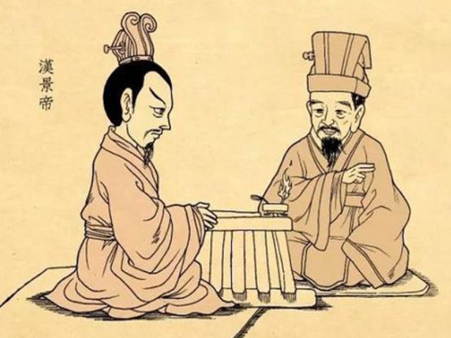 汉景帝刘启麾下的十大名臣：1.大将军：栾布，2.曲周侯：郦寄，3.直谏之