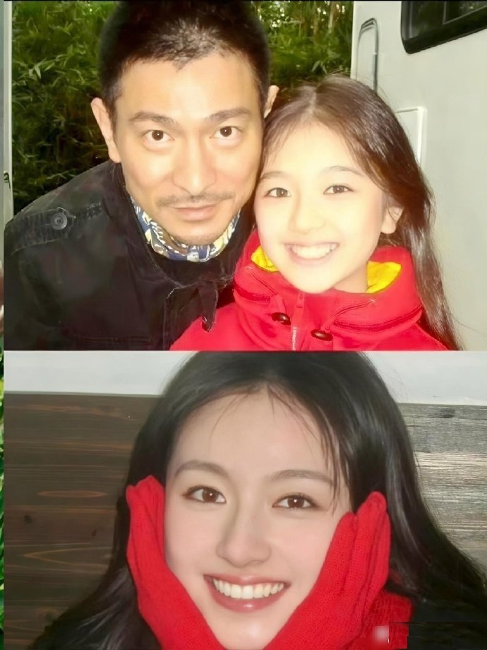 李兰迪笑起来和小时候太像了，完全等比例长大，果然是原生脸就是耐看​​​