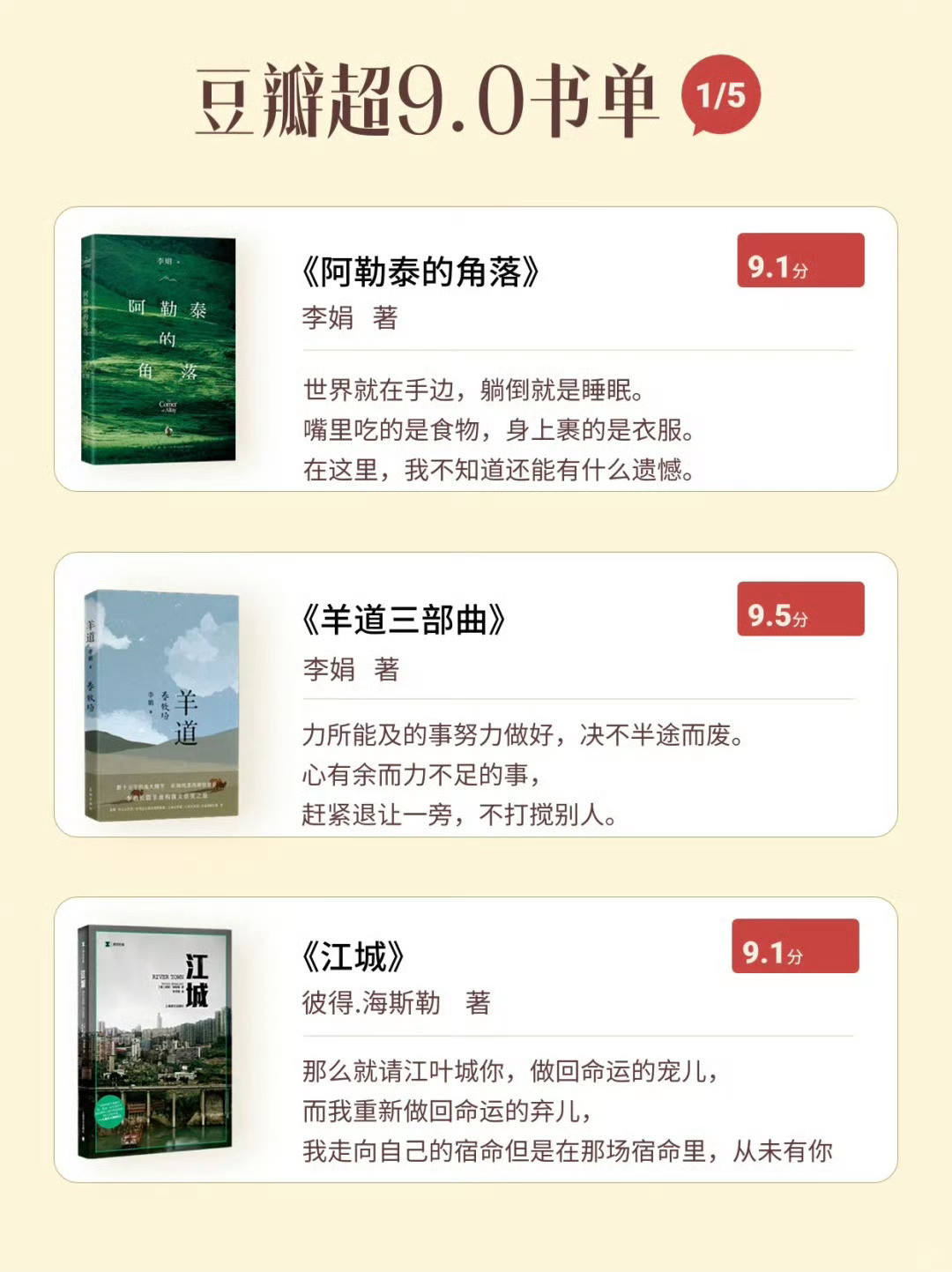豆瓣评分超9.0的15本书，你读过几本？​​​