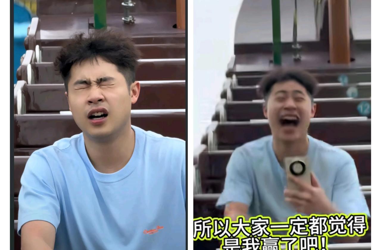草莓熊坐海盗船强忍着害怕脸都吓白了[大笑]！国乒没有比赛的日子，草莓熊不