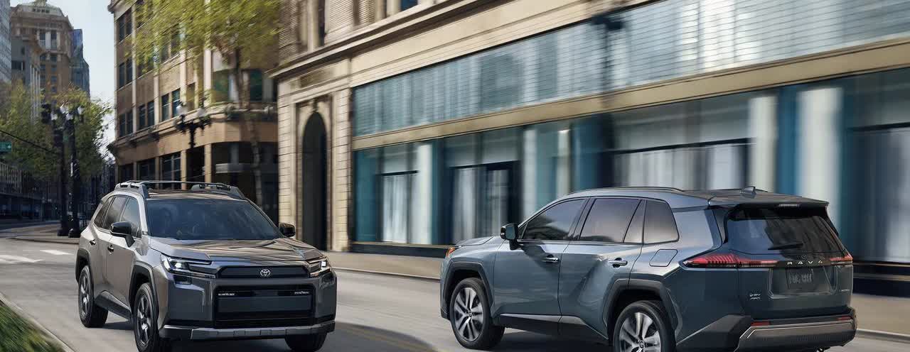 全新一代丰田RAV4官图发布了，如今的RAV4走向了比较硬朗的风格，当然还有GR
