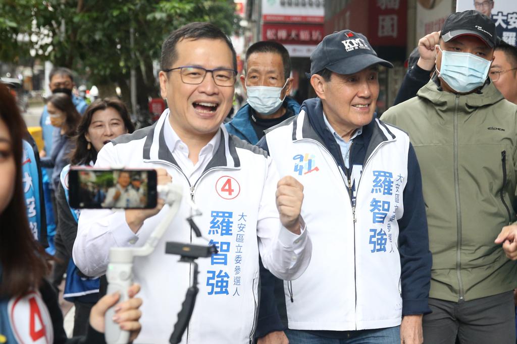 马英九挺罗智强傅崐萁准备应对赖清德国民党主席选举15日起领表，立委罗智强