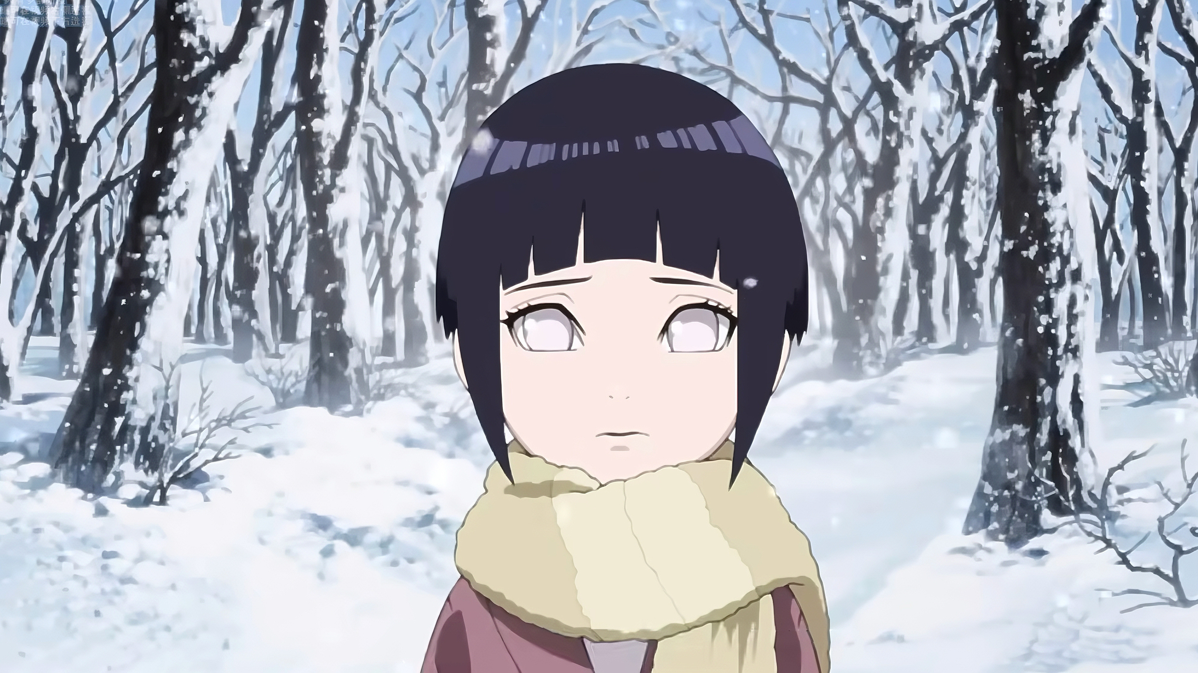 截了《火影忍者剧场版：终章》雪地里幼鸣保护幼雏这一幕祝大家冬至快乐！❄️⛄️火影