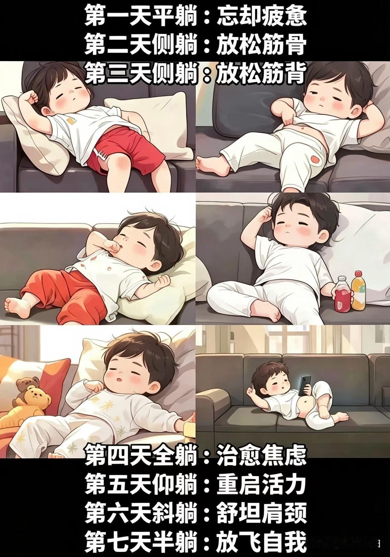 放假7天，在床上躺了6天，最后一天应该怎么过[狗头]