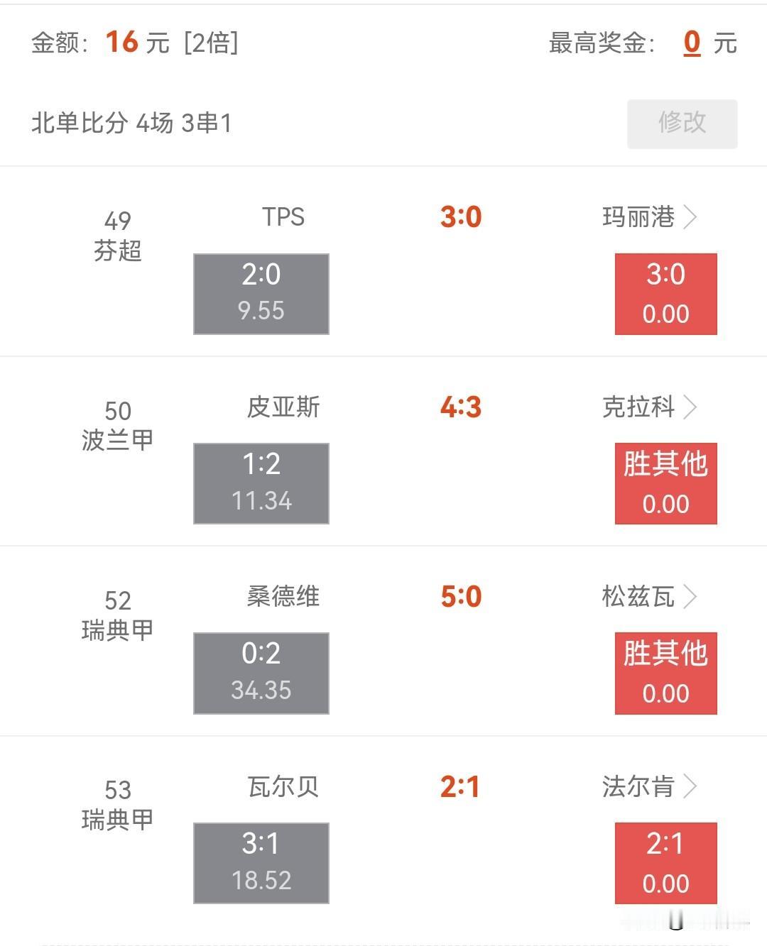 今晚这张北单，我一场没中，完全不按套路出牌这张北单比分单的结果，直接沉默了。