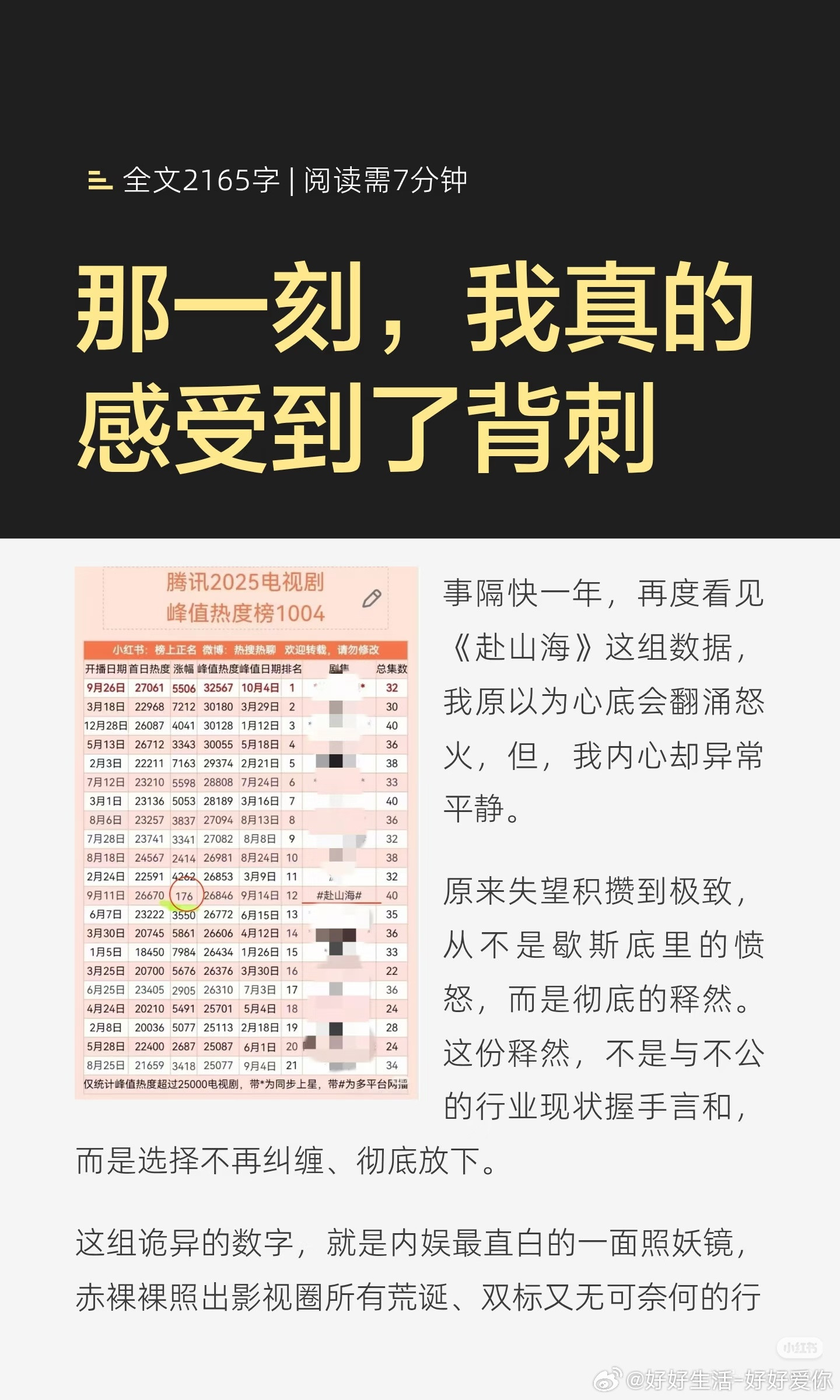 弱者无人提，强者却总是被人惦记，赴山海的背刺，就是证明成毅的强大，成毅粉丝的强大