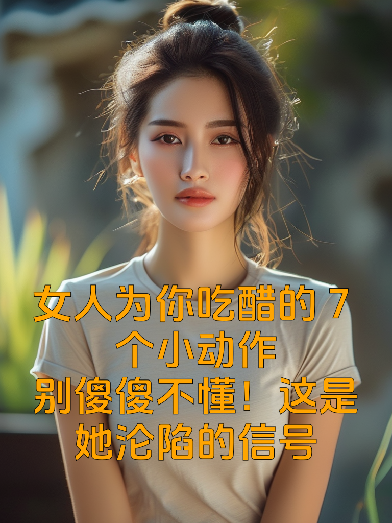 女人为你吃醋的7个'小动作'，别傻傻不懂！这是她沦陷的信号