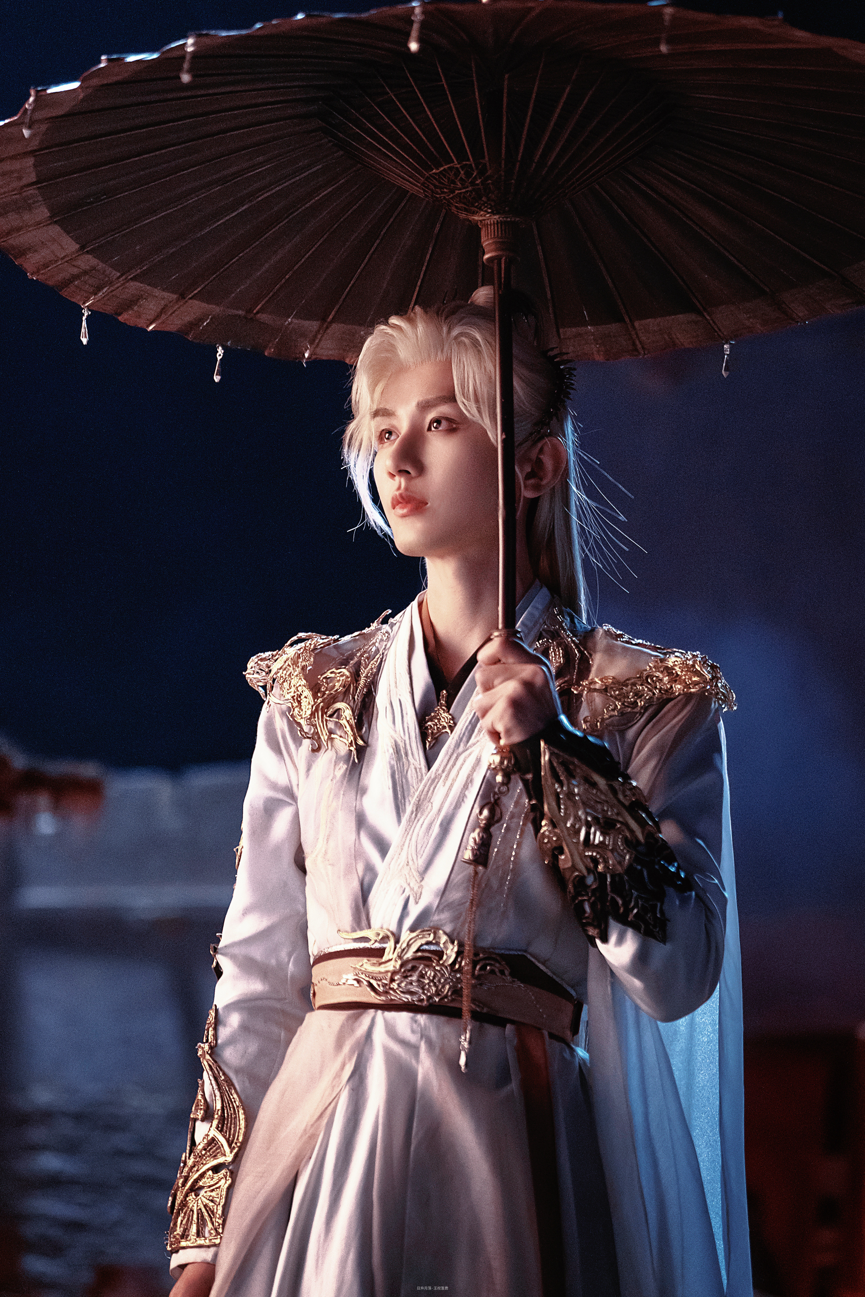 执伞，踩着月光落入人间||