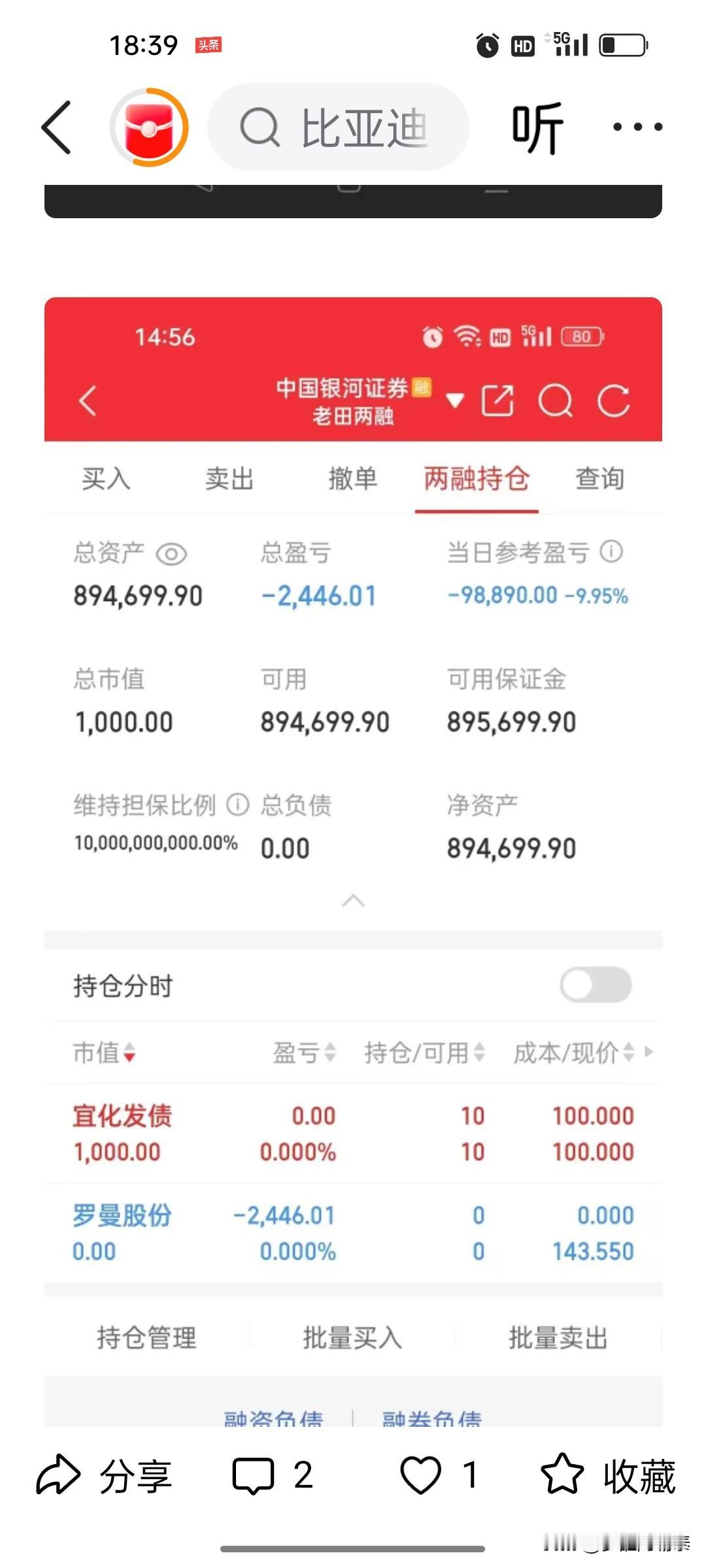 一日之内，从赚近9万到亏近10万，一位老股民的深刻反思7月2日一份真实的两