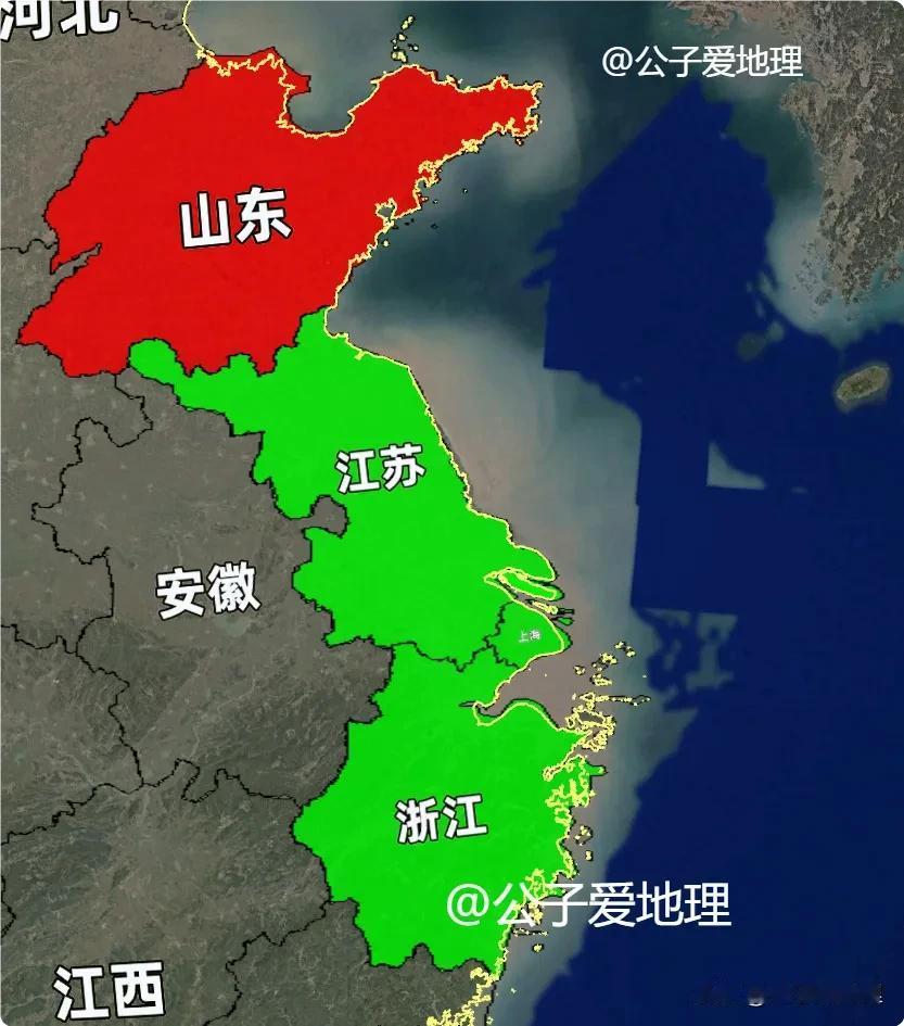 中国哪里的海最美？山东很漂亮，江浙沪却是黄泥汤，如何造成的？最近有朋友从江苏旅