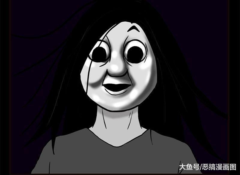 恶搞漫画: 山村贞子有一张可爱的娃娃脸