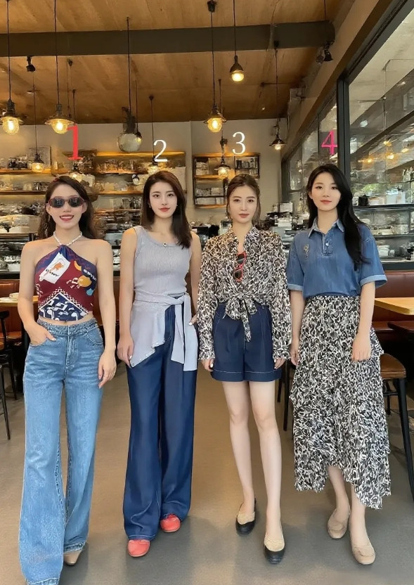 如果这四个女生跟你相亲，你会选哪个？