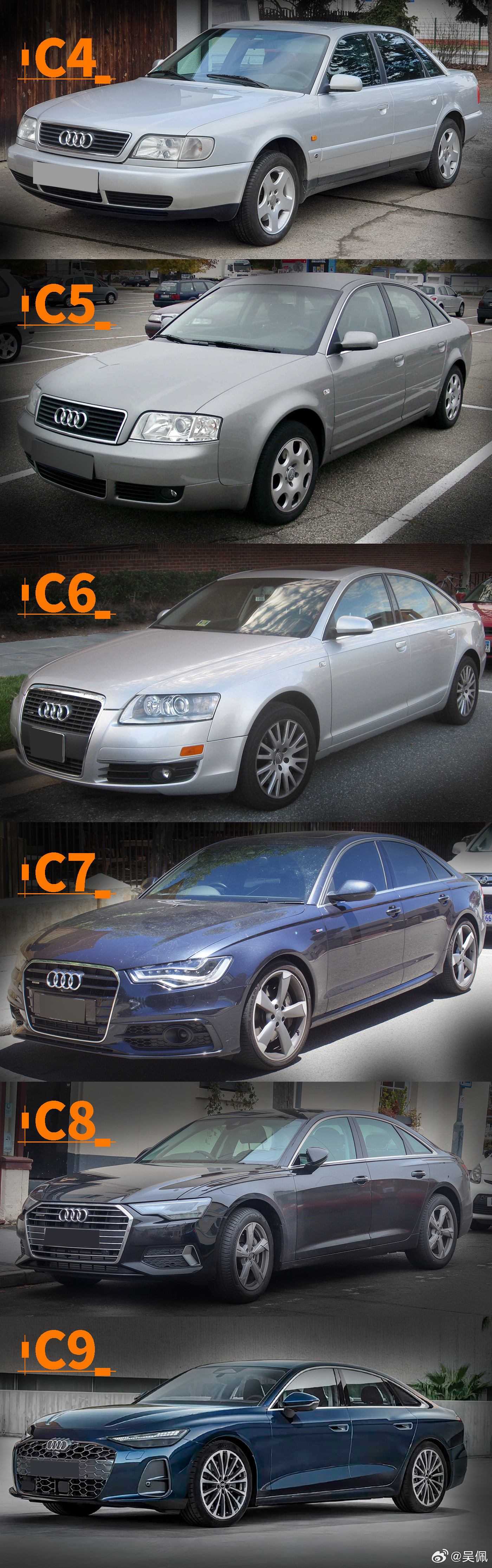 新奥迪A6L很快上市，这么多代A6，哪一代最深入人心？BBA车价大降销量回温难大