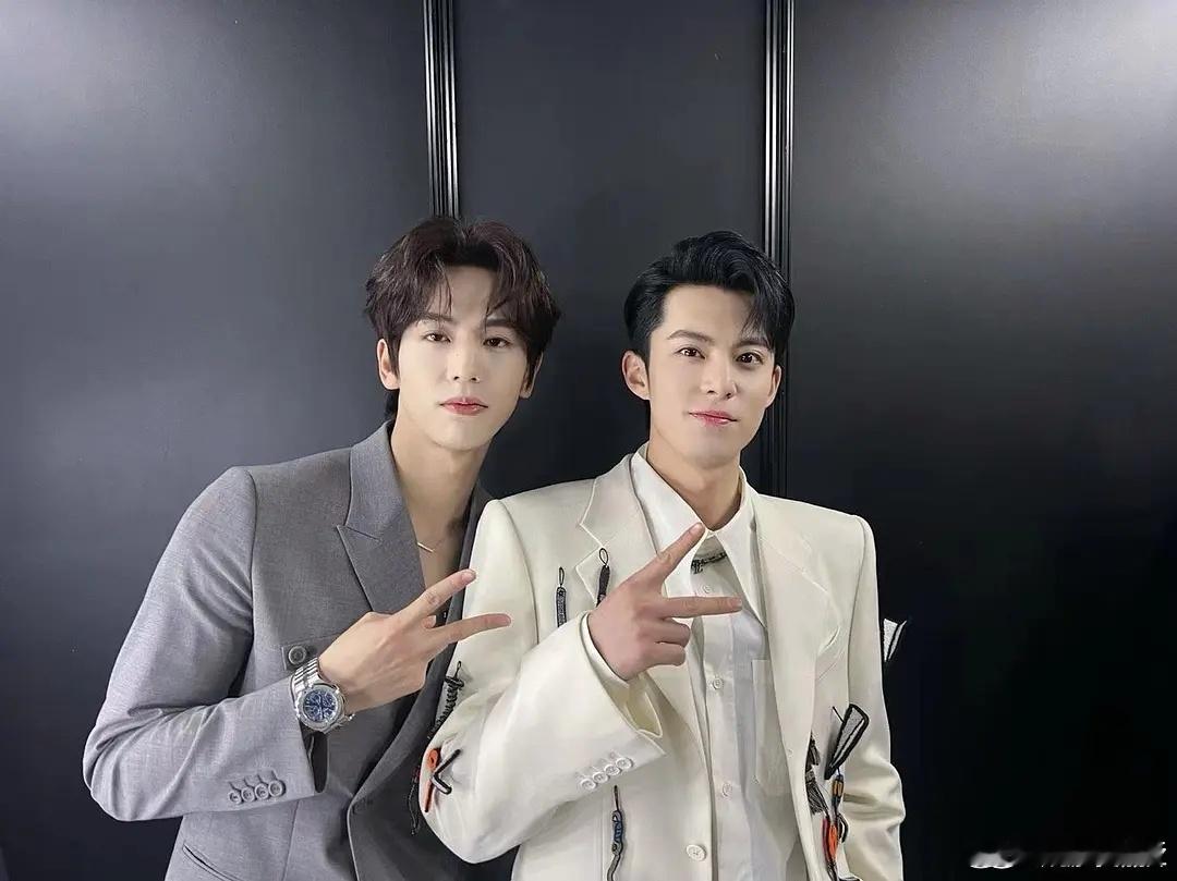 王鹤棣和张凌赫同框，谁更帅