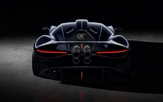 BugattiDestrier布加迪第三款孤品定制车型基于Bolide