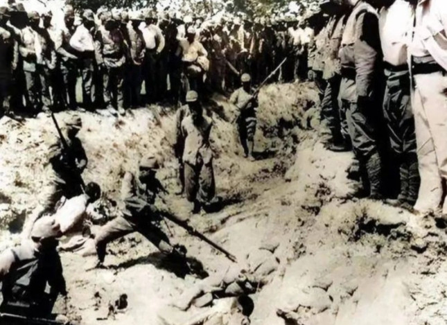 1939年，日本大佐为了取乐，举枪一连打死了八名中国士兵，随后，他又把枪口瞄准第
