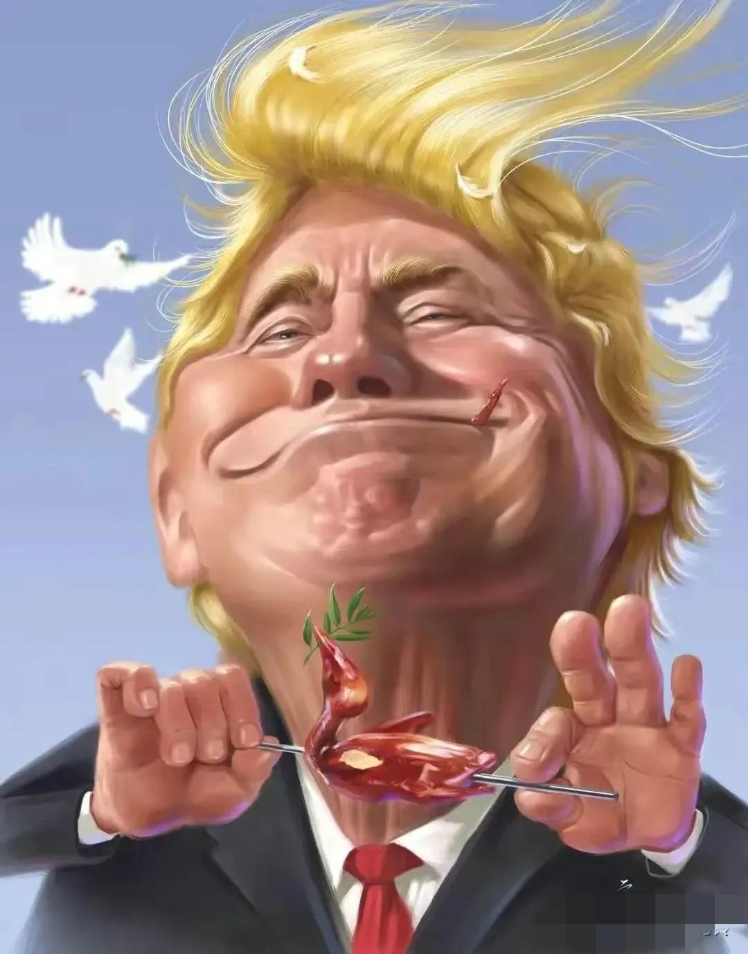 老特还在手心心念念的和平奖吗？他吹嘘第一任期是唯一没发动战争的总统。去年