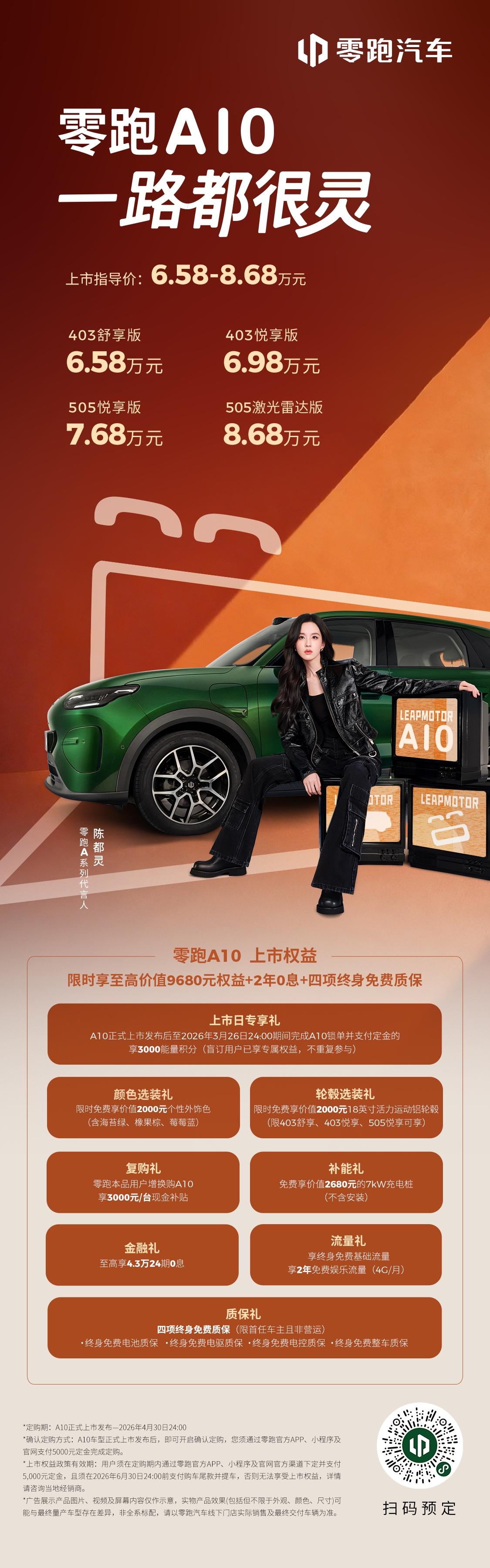 零跑A10直接把6-8万级智能SUV卷出新高度！6.58万起就能拿下，这个价格真