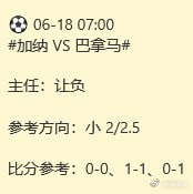 ⚽️村长拆球｜06-1807:00世界杯加纳VS巴拿马加纳的